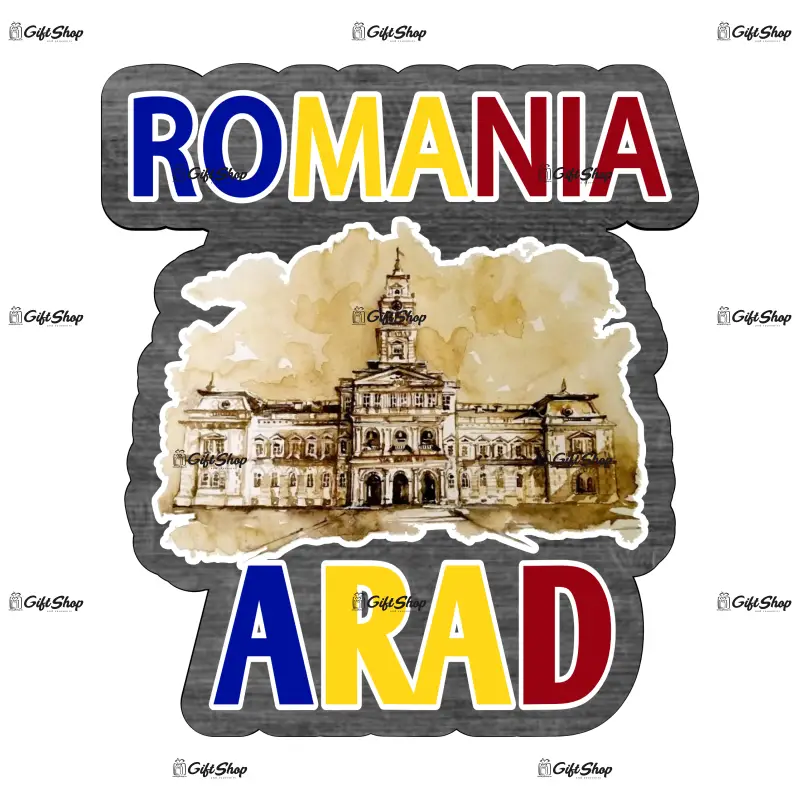 Arad romania primaria, magnet frigider mgs127